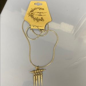 Stirling Silver necklace with Boho pendant